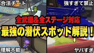 マイマヒリゾート(00:25:23 - 00:29:30) - 【教えたくなかった】ガチ勢がキルが取れる最強潜伏スポット教えます!!【スプラトゥーン3】【初心者】【スプラ3】【ステージ解説】