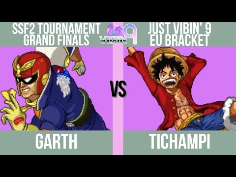 Garth (Falcon) vs. Tichampi (Luffy) - SSF2 Grand Finals - Just Vibin' 9 EU