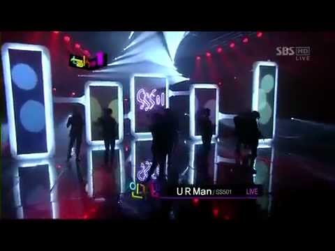 081214 E512 SBS Inkigayo SS501 - U R Man Live 130210