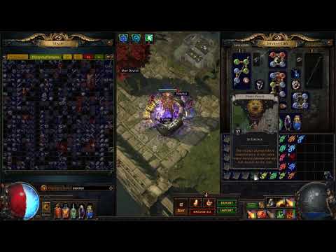 Path of Exile - Loot from 30 Vaal Temples with medium investment (5 sextants, some scarab use)