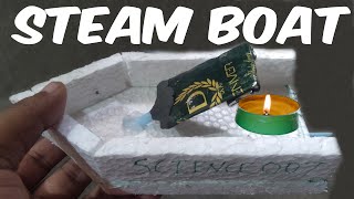 Simple Science Project | How to Make a Steam Boat | School Science Project | POP POP Boat
