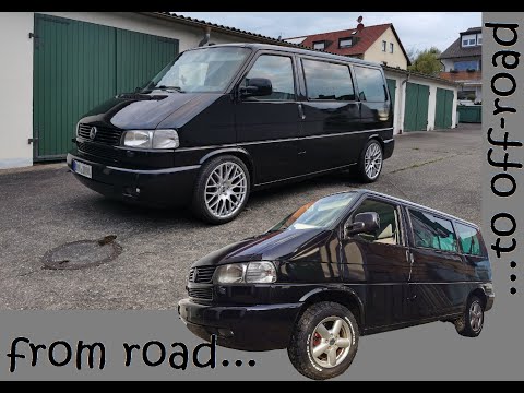 VW T4 ROAD to OFF-ROAD transformation