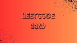YouTube video 'LeetCode 1169 Explained | Invalid Transactions – Step-by-Step Solution'