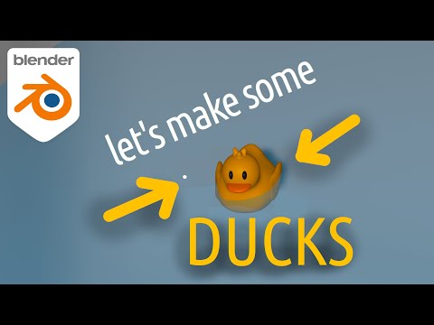 Modeling + Animating a Duck in 5min | Blender Timelapse