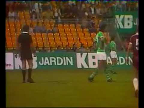 🟢⚪ AS Saint Etienne vs Berliner Dynamo 🔴⚪ | ⚽⚽PLATINI⚽⚽ | 1981-1982