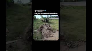 When the Ground Starts Breathing - Unexpected Mud Flow Emerges! 😧💦