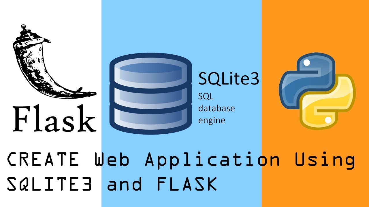 sqlite3 python flask tutorial | create web app