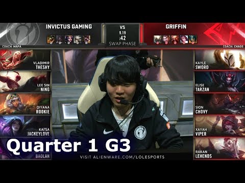 IG vs GRF - Game 3 | Quarter Finals S9 LoL Worlds 2019 | Invictus Gaming vs Griffin G3