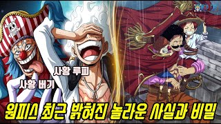 [원피스 최신정보와 분석]드디어 연재 25년만에 루피와 버기가 사황으로 등극한 이유와 최근 밝혀진 원피스 놀라운 사실과 비밀