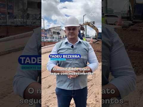 Obra do coletor-tronco no canal do Rio Granjeiro