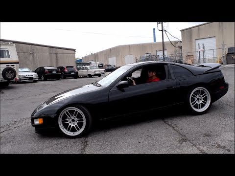 Installing an aluminium driveshaft on Mark's 300zx!