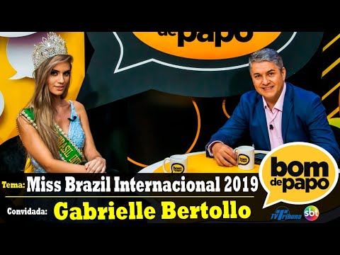 Programa Bom de Papo - 02/05/2019 - Gabrielle Bertollo