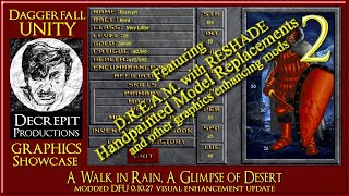 Daggerfall Unity 0-10-27  A Walk in Rain - A Glimpse of Desert
