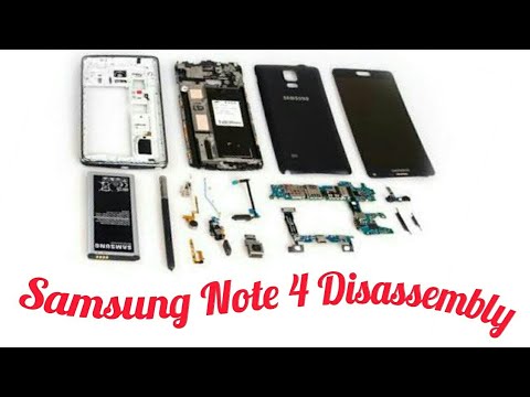 Samsung Note 4 disassembly - فك سامسونج نوت 4