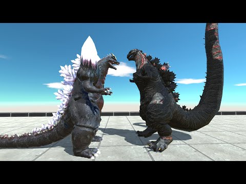 New Black Batman Shin Godzilla Vs Team Space Godzilla Death run Animal Revolt Battle Simulator