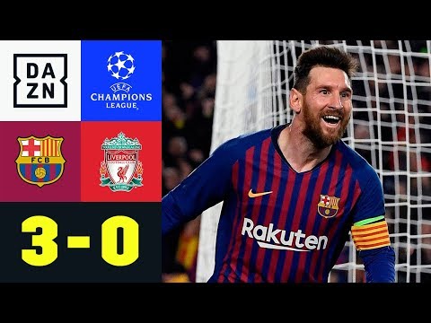 Lionel Messi in Gala-Form: FC Barcelona - FC Liverpool 3:0 | UEFA Champions League | DAZN Highlights