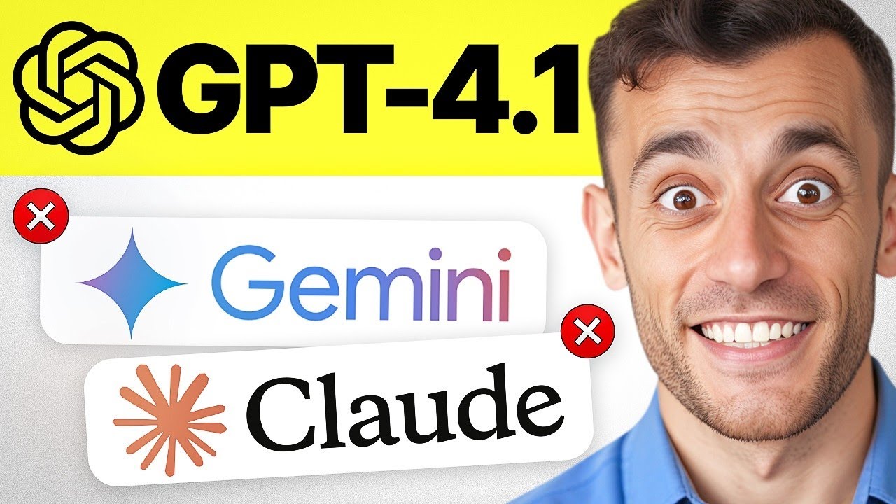 NEW GPT-4.1 CRUSHES Gemini 2.5 & Claude? 🤯