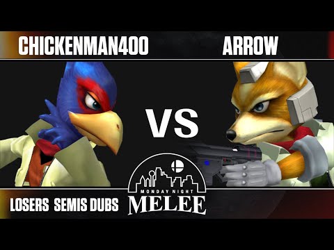 MNM 450 - Losers  Semis dubs - DMT | Chickenman400 (Falco) VS SLUMDOG | ARR0W  - SSBM