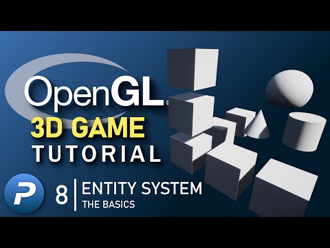 C++ OpenGL 3D Game Tutorial 8: Entity System