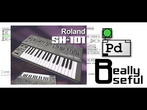 PureData tutorials - rich synthesis (23) - Roland SH-101 (4 - VCA and ENV)