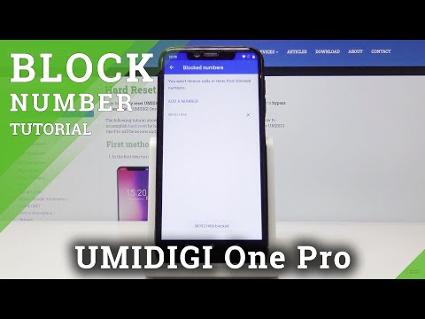 How to Block Calls UMIDIGI One Pro - Block Number Instructions