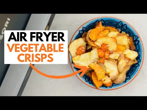 Air Fryer Vegetable Crisps - A Quick and Simple Air Fryer Snack Recipe!