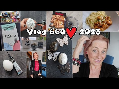 Vlog 660/23 - reliéfní kraslice, body a nákup