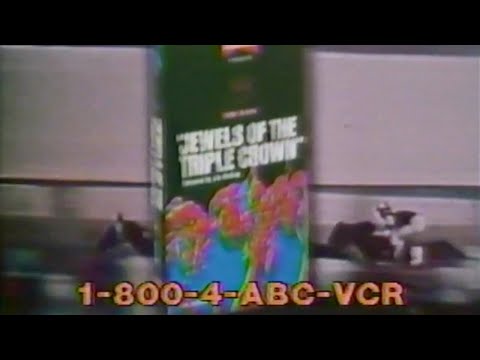 The Jewels of the Triple Crown VHS Cassette Tape TV Commercial Narrated by Jim McKay