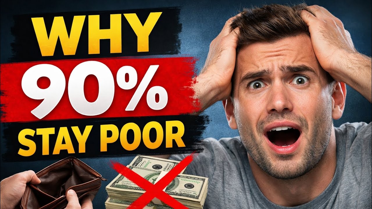 Why 90% people stay poor! | The real reason 90% never get rich