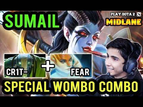 Special Wombo Combo by Sumail Queen of Pain + Earth Spirit (Cr1t) & Naga Siren (Fear)