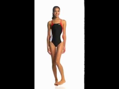 Adidas Women's Arc Infinitex Vortex Back One Piece Swimsuit | SwimOutlet.com