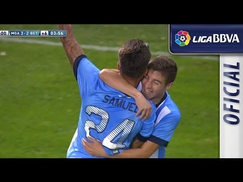 Gol de Samuel (3-2) en el Málaga CF - Real Betis - HD