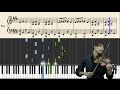 Alexander Rybak - Fairytale - Piano Tutorial + Sheets