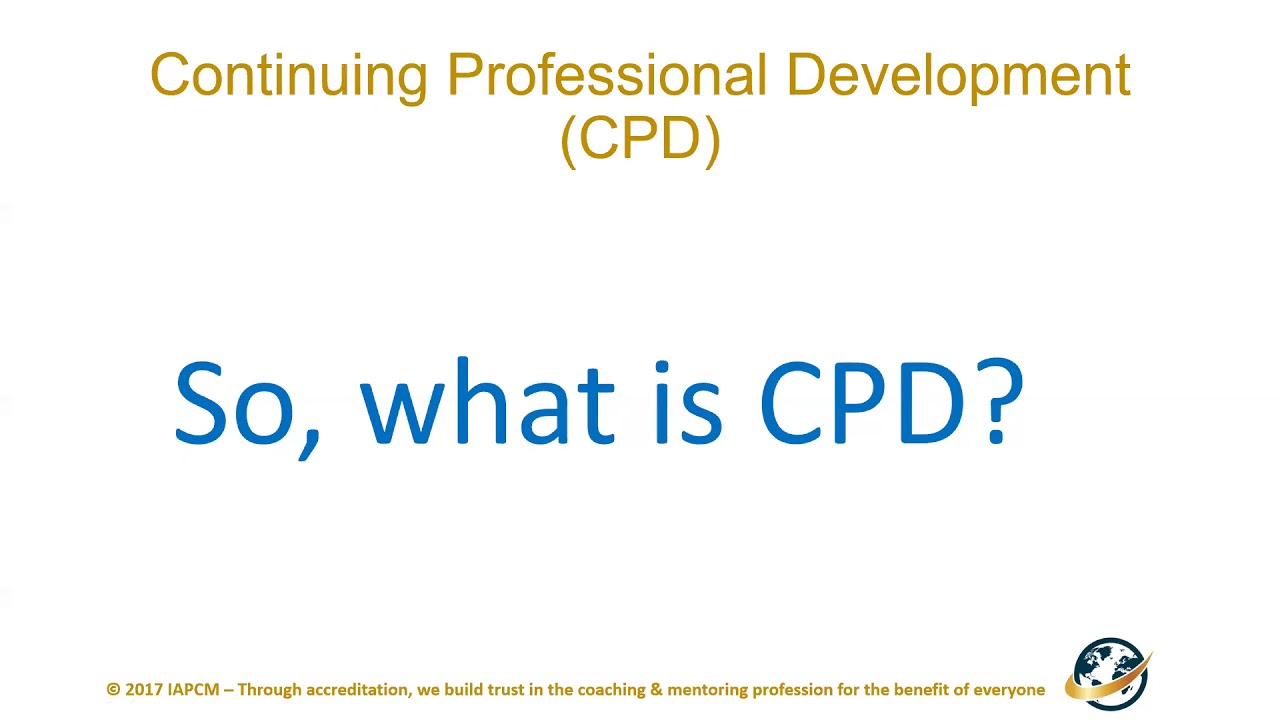 IAPC&M - Continuous Professional Development