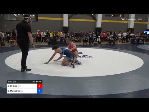 70 Kg Prelims - Ridge Briggs, Wyoming Wrestling Reg Training Ctr Vs Clayton Murabito, San Francisc