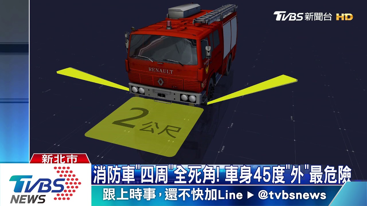 消防車死角多! 2人1組「副駕駛」注意來車