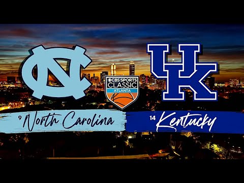 2023-2024 - Kentucky vs North Carolina (CBS Sports Classic - Game 10)