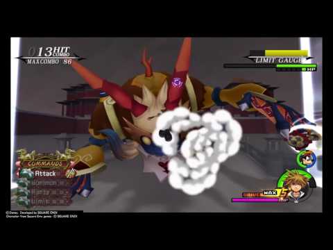Kingdom Hearts II Final Mix Boss Fight Critical pt30 - Storm Rider