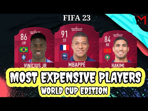 MOST EXPENSIVE PLAYERS OF EVERY NATION (WORLD CUP EDITION)