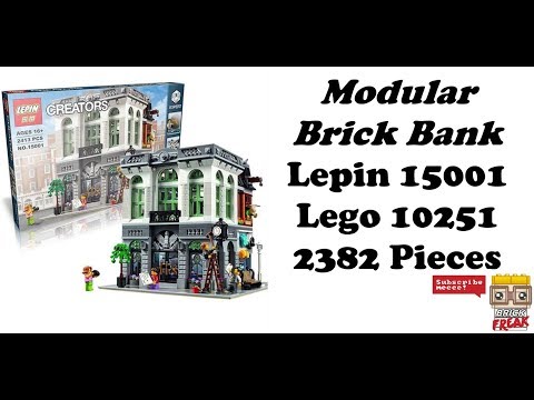 Review Brick Bank - Lepin 15001 - Lego 10251 Creator Expert Deutsch