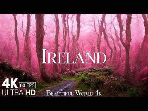 Ireland 4K  - A Journey Through the Emerald Isle's Stunning Landscapes - Relaxing Music