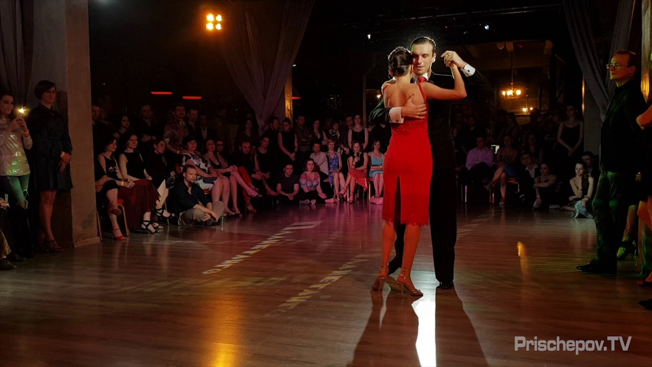 Sergey Kurkatov & Ylia Burenicheva, 2-4,Russia, Moscow, milonga "Ideal" PLANETANGO 23.03.2018
