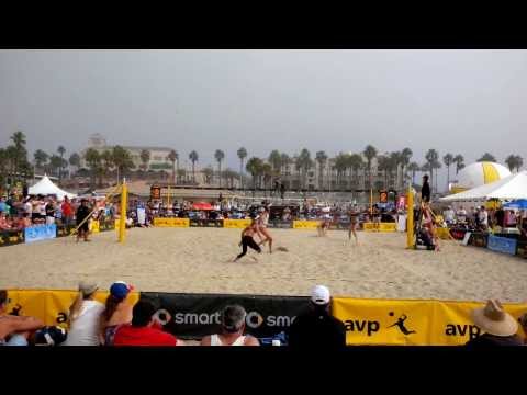 Game point Ross / Walsh at AVP HB Open