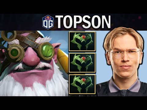 OG.TOPSON SNIPER WITH TRIPLE WRAITH KING - DOTA 2 7.31 GAMEPLAY