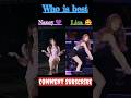 Who Is Your Favorite Lisa Blackpink Vs Nancy Momoland Viralvideo Blackpink Lisadance Tiktok