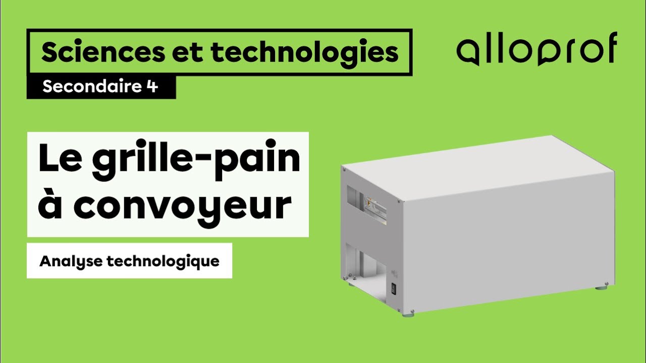 Le grille-pain à convoyeur
