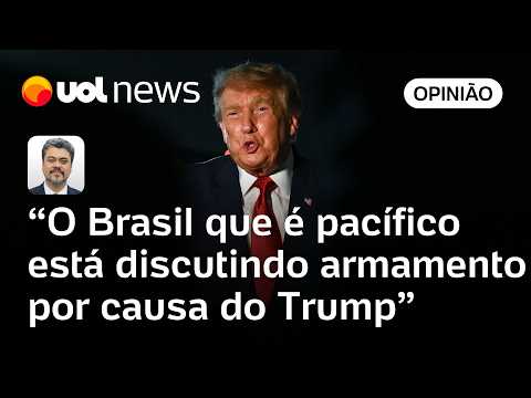 Trump faz o Brasil, que é um país pacífico, discutir a questão de armamento | Sakamoto