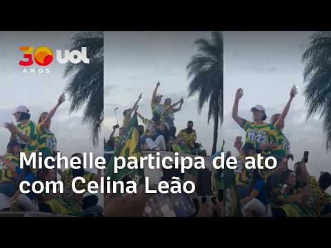 Michelle Bolsonaro participa de ato com Celina Leão no DF