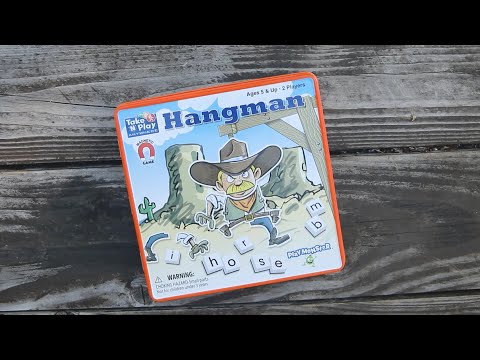 Take 'N' Play Anywhere Hangman - A Fun Game to Encourage Vocabulary Development for Early Learners - YouTube
