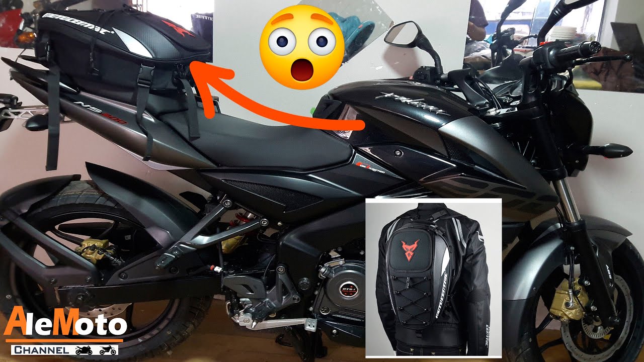 Mochila Impermeable Para Moto - Bolsa Trasero Para Motocicleta Multifuncional